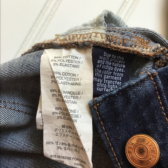 J. Crew Toothpick Skinny Ankle Frayed Hem Jeans - Picture 8 of 8